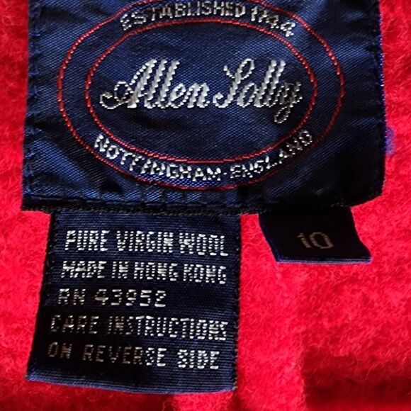 ALLEN LOLLY Vintage Pure Virgin WOOL Button Jacket Blazer - Picture 9 of 9